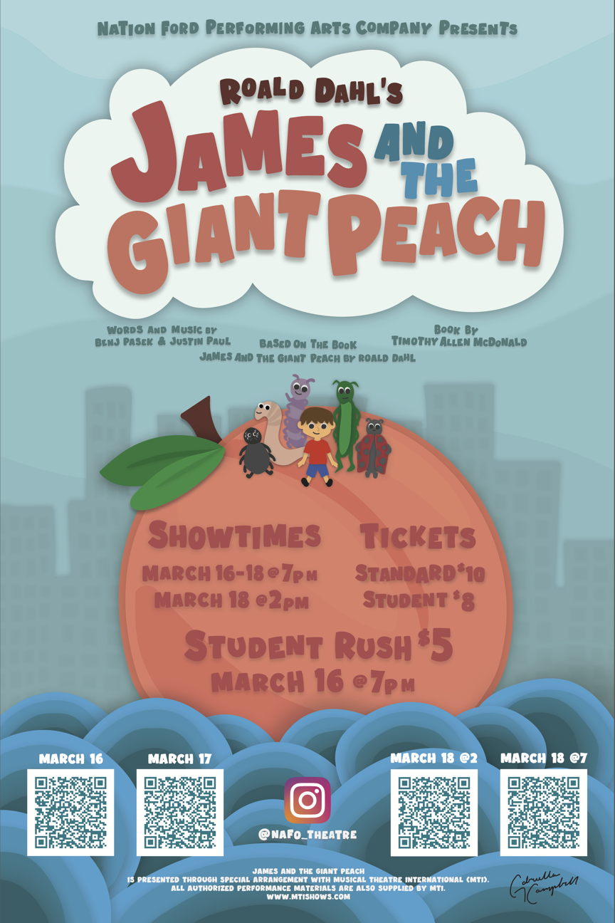 James and the Giant Peach Musical Poster